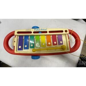 Vintage Fisher-Price xylophone pull and play Toy